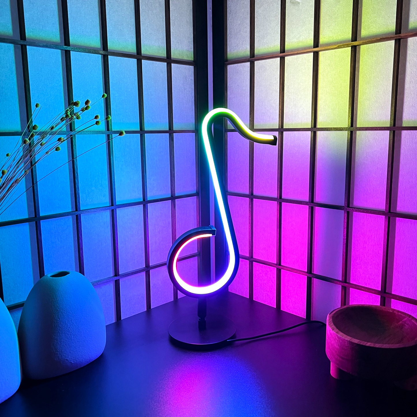 Smart Music Note LED Lamp