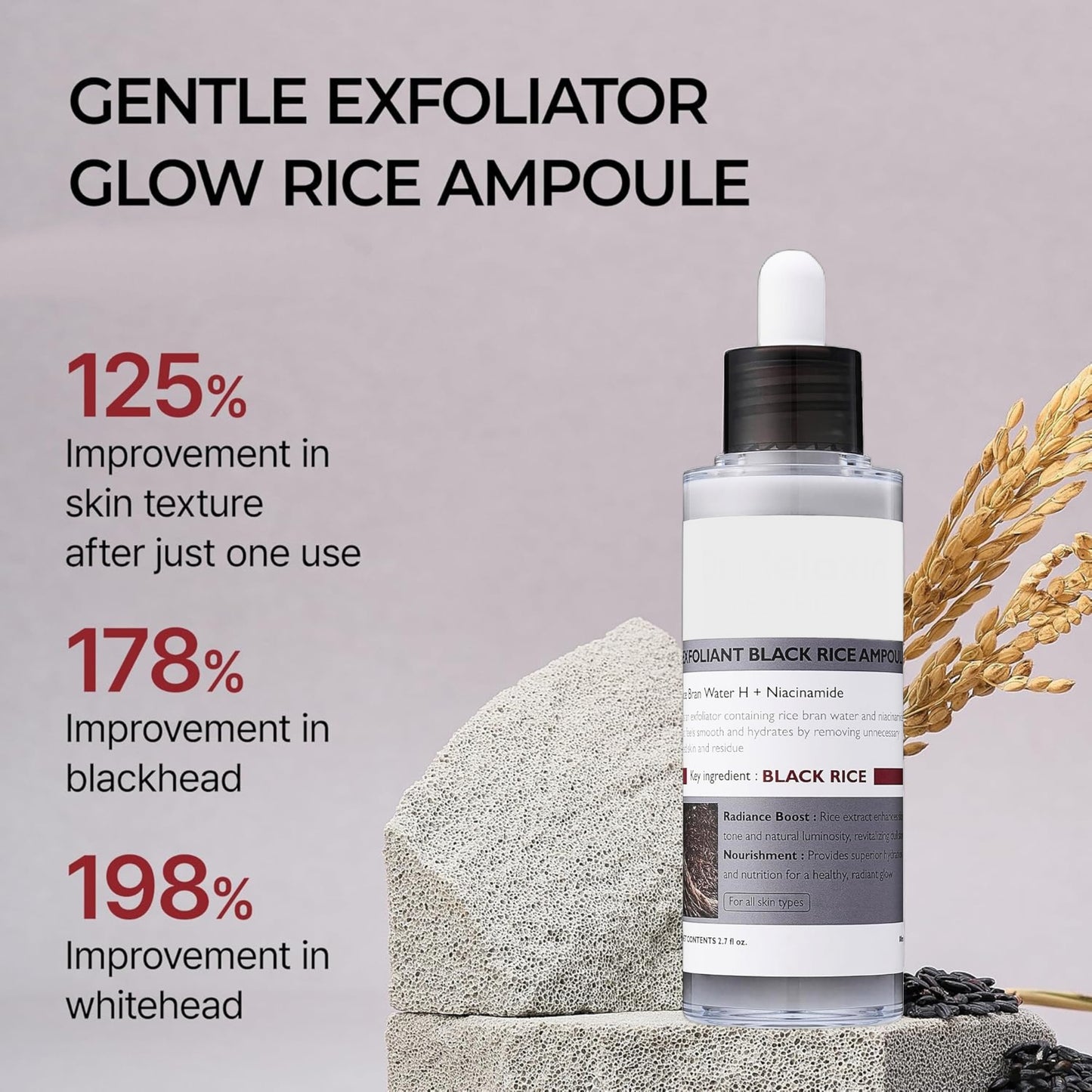 Advanced Black Rice Exfoliating Ampoule LumaPeel™