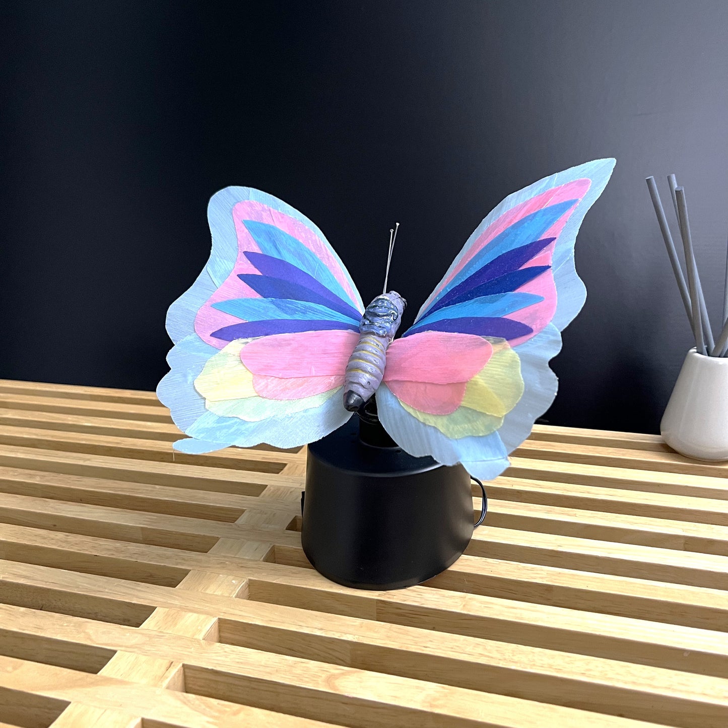 Custom Fiber Optic Butterfly Lamp