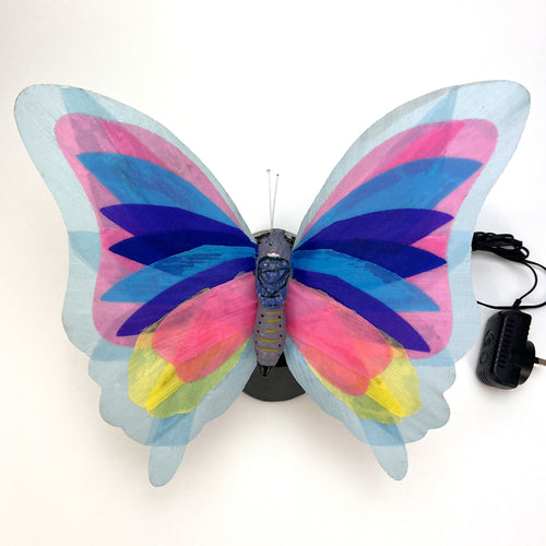 Custom Fiber Optic Butterfly Lamp