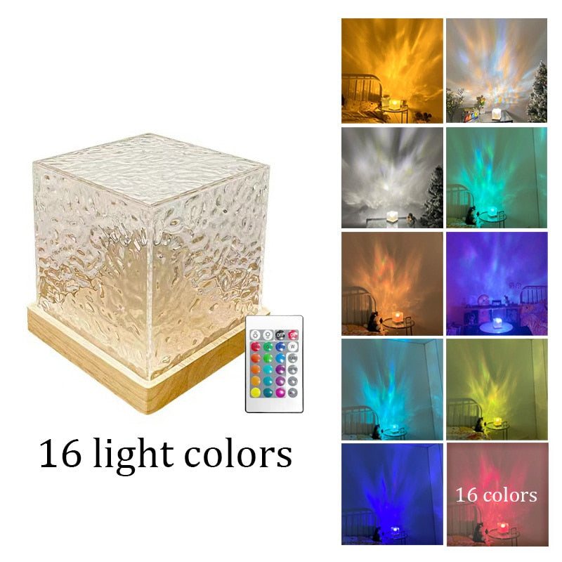 Crystal Night Lamp Projector