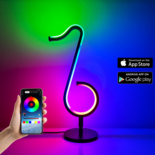 Smart Music Note LED Lamp